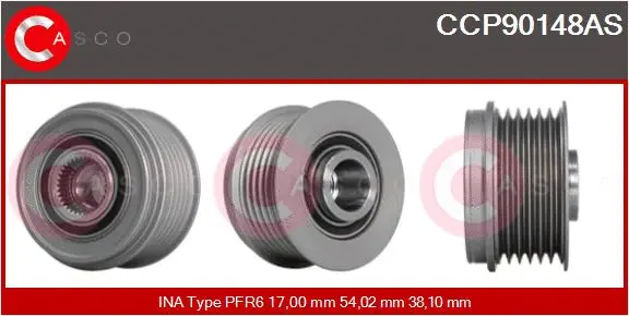 Belt Pulley, alternator (CCP90148AS)