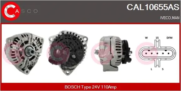 Alternator (CAL10655AS)
