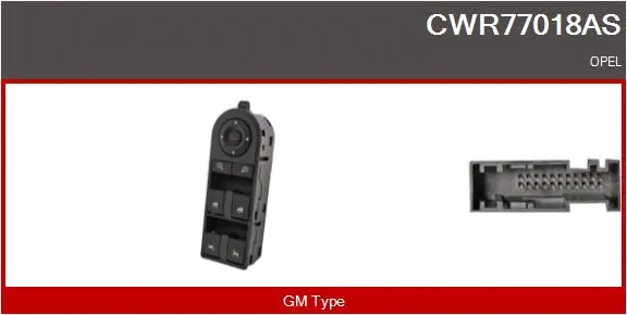 Switch, window regulator (CWR77018AS)