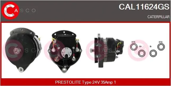 Alternator (CAL11624GS)