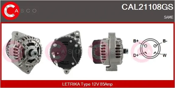 Alternator (CAL21108GS)