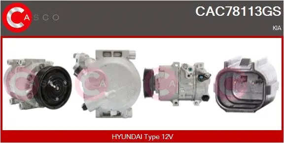 Compressor, air conditioning (CAC78113GS)