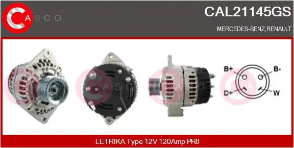 Alternator (CAL21145GS)