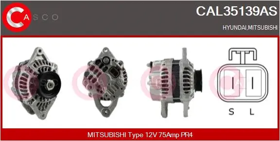 Alternator (CAL35139AS)