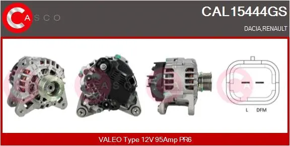 Alternator (CAL15444GS)