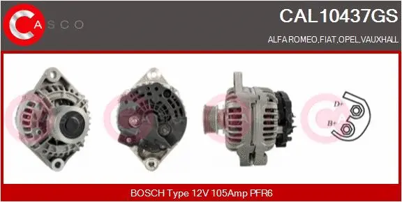 Alternator (CAL10437GS)