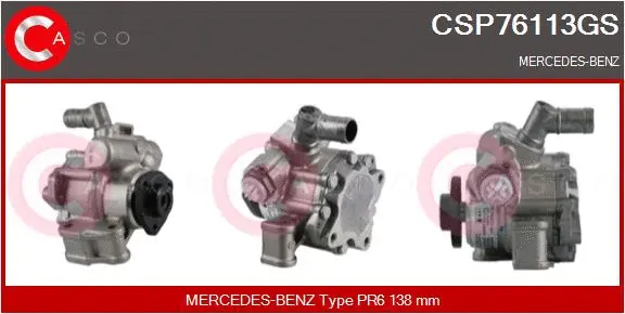 Hydraulic Pump, steering (CSP76113GS)
