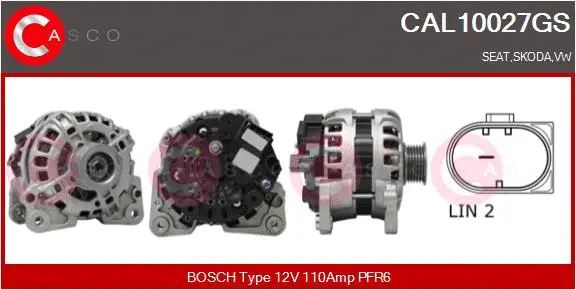 Alternator (CAL10027GS)