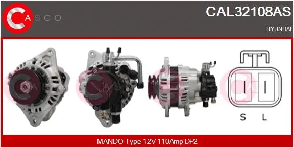 Alternator (CAL32108AS)