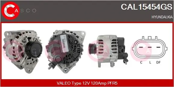 Alternator (CAL15454GS)