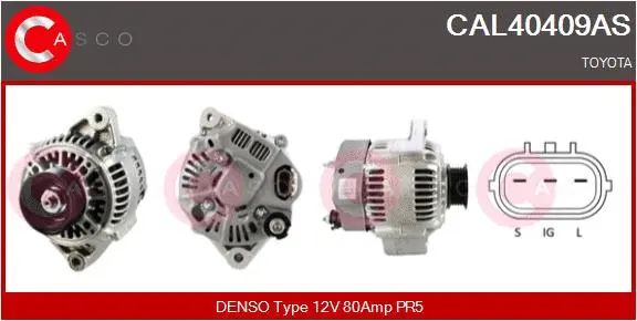 Alternator (CAL40409AS)