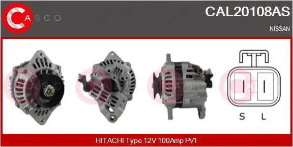 Alternator (CAL20108AS)