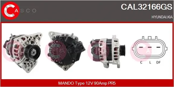 Alternator (CAL32166GS)