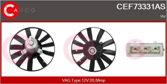 Fan, engine cooling (CEF73331AS)