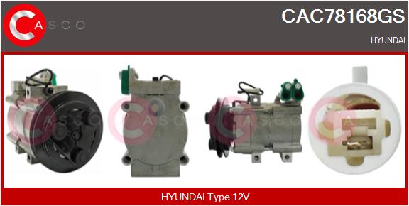 Compressor, air conditioning (CAC78168GS)