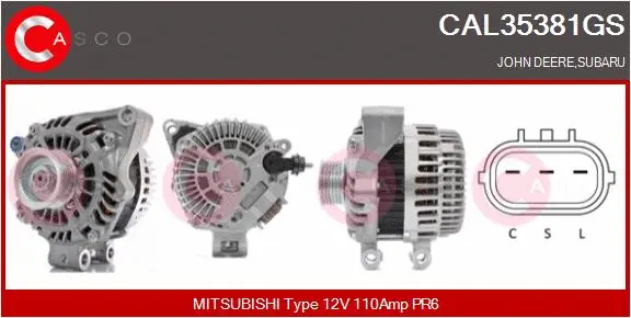 Alternator (CAL35381GS)