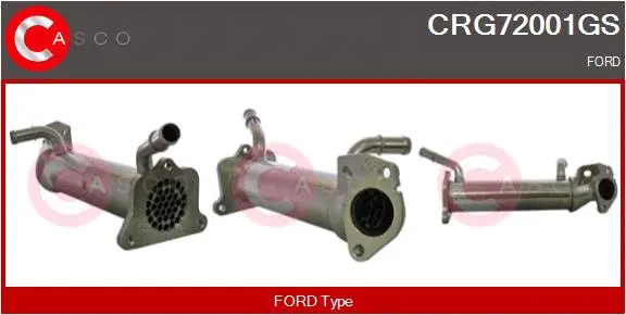 Cooler, exhaust gas recirculation (CRG72001GS)