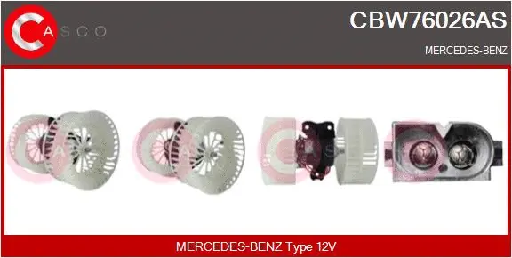 Interior Blower (CBW76026AS)
