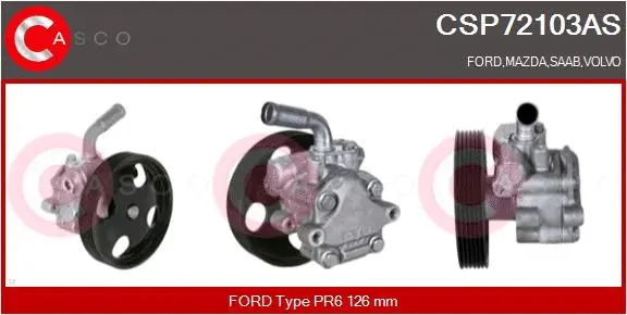 Hydraulic Pump, steering (CSP72103AS)