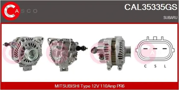 Alternator (CAL35335GS)