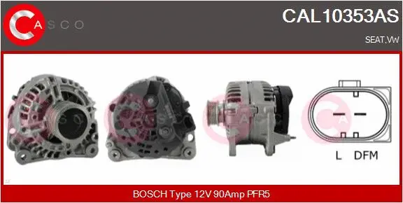 Alternator (CAL10353AS)