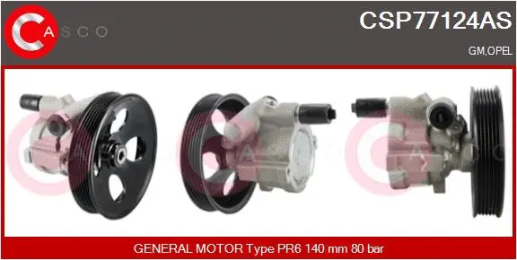 Hydraulic Pump, steering (CSP77124AS)