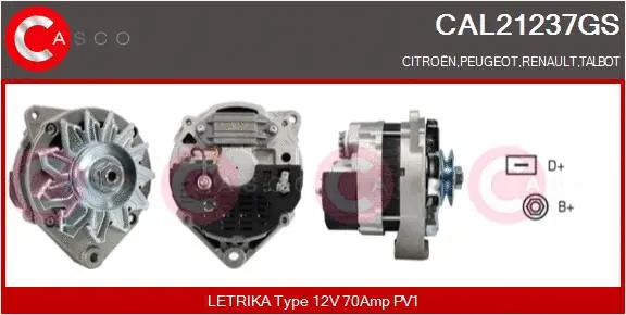Alternator (CAL21237GS)