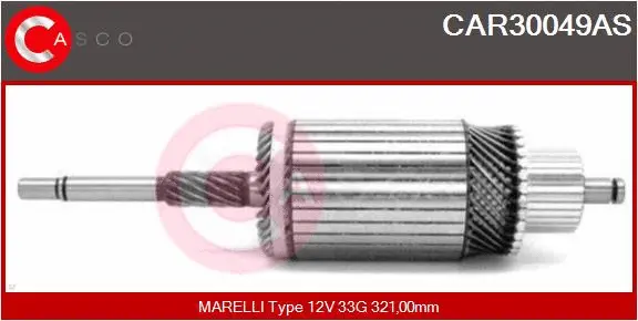 Armature, starter (CAR30049AS)