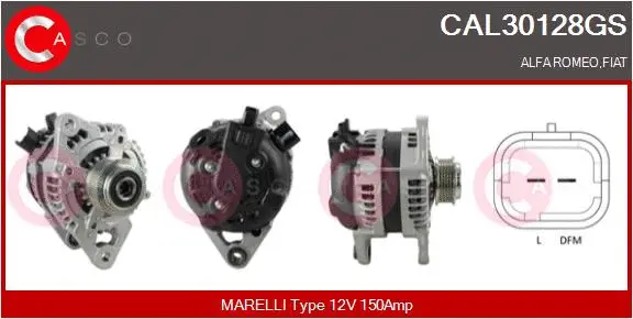 Alternator (CAL30128GS)