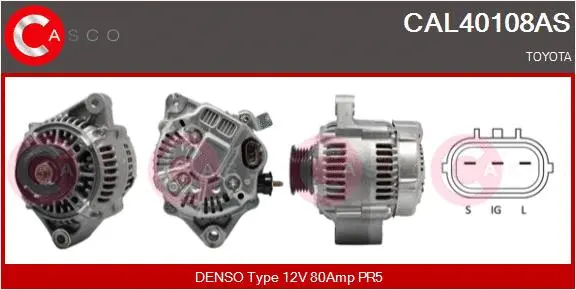 Alternator (CAL40108AS)