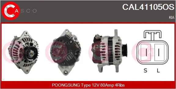 Alternator (CAL41105OS)