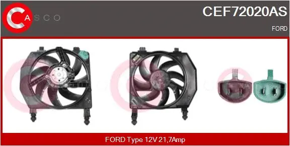 Electric Motor, radiator fan (CEF72020AS)