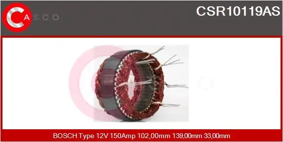 Stator, alternator (CSR10119AS)