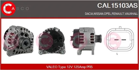 Alternator (CAL15103AS)