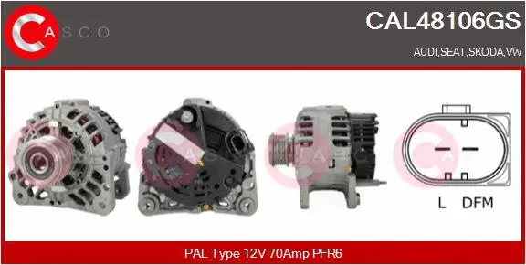 Alternator (CAL48106GS)
