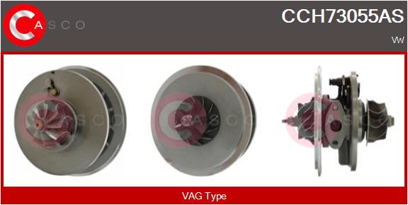 Core assembly, turbocharger (CCH73055AS)