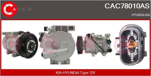 Compressor, air conditioning (CAC78010AS)