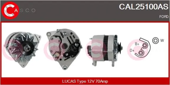 Alternator (CAL25100AS)