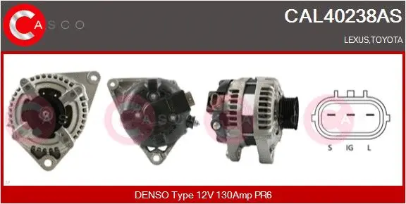 Alternator (CAL40238AS)