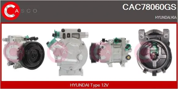 Compressor, air conditioning (CAC78060GS)