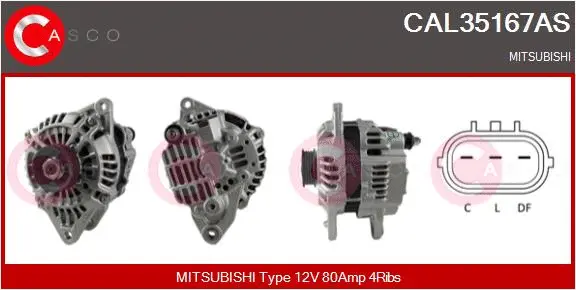Alternator (CAL35167AS)