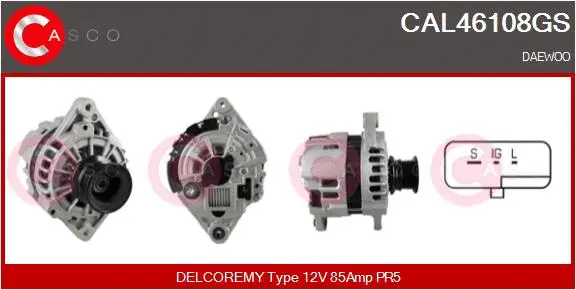 Alternator (CAL46108GS)