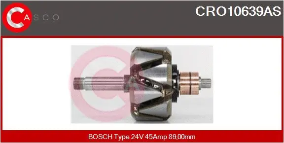 Rotor, alternator (CRO10639AS)