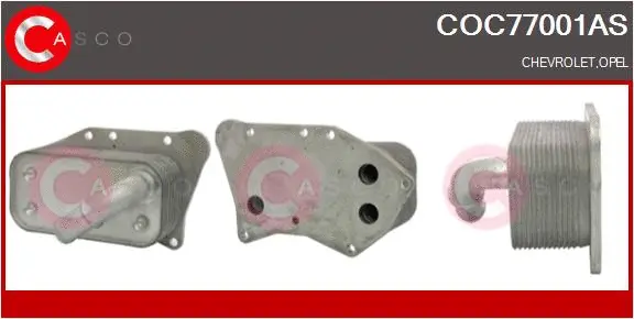 Oil Cooler, engine oil (COC77001AS)