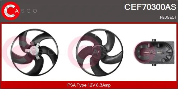 Fan, engine cooling (CEF70300AS)