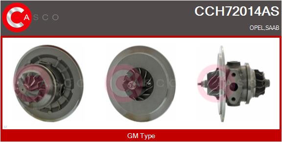 Core assembly, turbocharger (CCH72014AS)