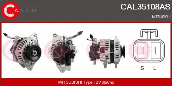 Alternator (CAL35108AS)