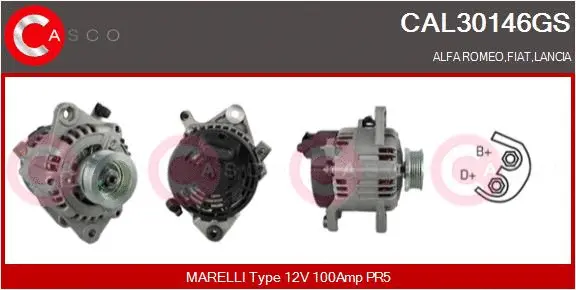 Alternator (CAL30146GS)