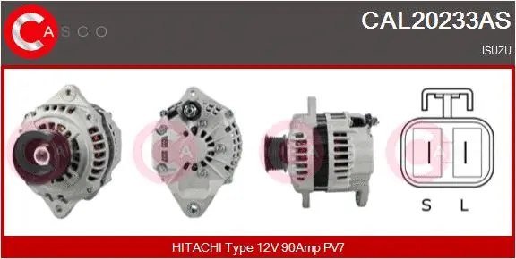 Alternator (CAL20233AS)