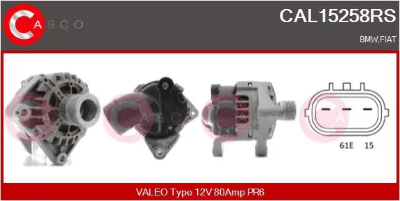 Alternator (CAL15258RS)